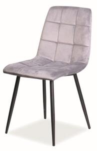 Jedálenská stolička MALO sivá