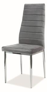 Jedálenská stolička SIGH-261 II sivá/chróm