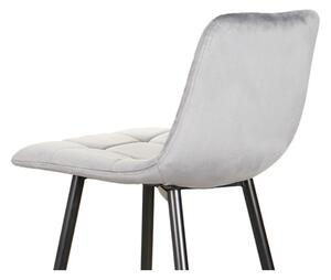 Barová stolička MALO 4 sivá