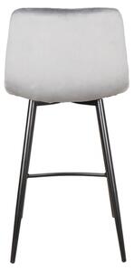 Barová stolička MALO 4 sivá