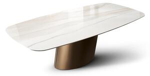 DORADO dizajnový pevný zaoblený stôl