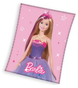 Detská mikroplyšová deka 150 x 200 cm - Barbie Princezná
