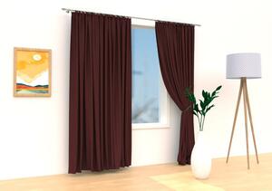 Zatemňovacie závesy Velvet bordó – 140 × 160 cm (2 ks)