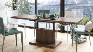 ASTON hnedý dub, rozkladací, zdvíhací konferenčný stôl, stolík