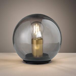 Stolná lampa Dini s guľovým tienidlom zo skla 20cm