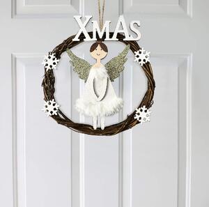 Tutumi Vianočný veniec ANGEL 16 cm
