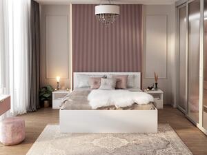 GL Manželská posteľ Dolly s úložným priestorom - biela Rozmer: 160x200