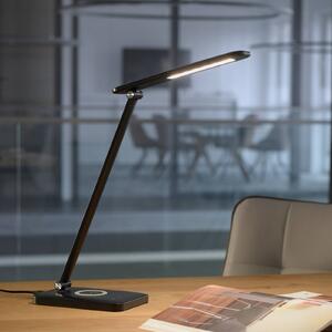 LED lampa na písací stôl Florentina, čierna