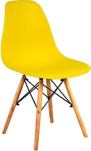 Aga Jedálenská stolička Žltá