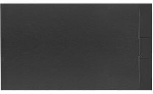 Rea - Sprchová vanička Bazalt - čierna - 120x80 cm
