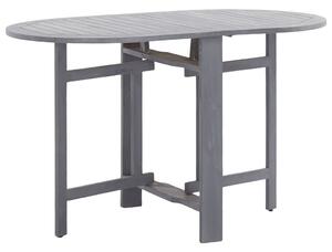 Záhradný stôl, sivý 120x70x74 cm, akáciový masív