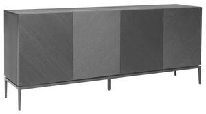 ŠIROKÁ KOMODA, čierna, 180/75/40 cm home24 - Online Only drobný nábytok, Online Only
