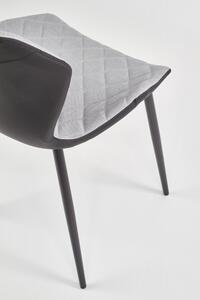 Jedálenská stolička K389 sivá / čierna Halmar