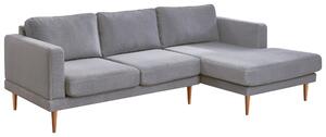 ROHOVÁ SEDAČKA, textil, svetlosivá Carryhome - Sedačky, Online Only