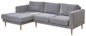 ROHOVÁ SEDAČKA, textil, svetlosivá Carryhome - Sedačky, Online Only