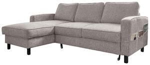 ROHOVÁ SEDAČKA, textil, sivobiela MID.YOU - Sedačky, Online Only