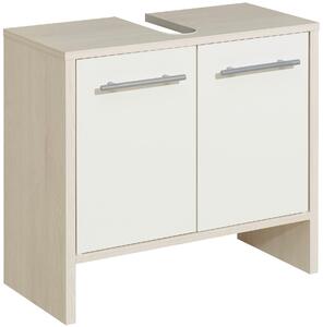 SKRINKA POD UMÝVADLO, biela, farba pínie, 62,0/54,3/28,0 cm Carryhome - Kúpeľňové skrinky