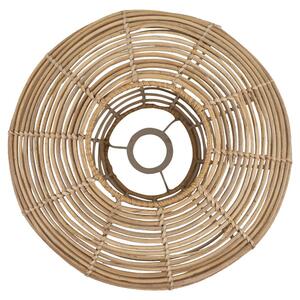 Prírodná okrúhla nástenná ratanová lampa Billi - Ø32*20cm - Mars & More