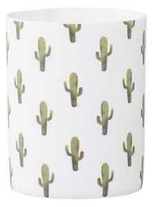 Biely porcelánový svietnik Cactus