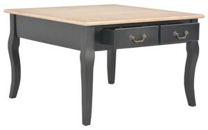 Konferenčný stolík, čierny 80x80x50 cm, drevo
