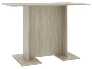 Jedálenský stôl farby dubu sonoma 110x60x75 cm drevotrieska