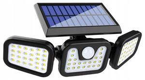 RealG RC-K-2141 Solárna lampa s čidlom pohybu a súmraku, 74 LED, 500 lm, IP44