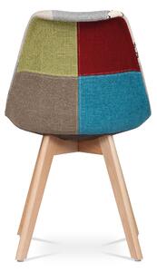 Jedálenská stolička ADERYN viacfarebná, patchwork