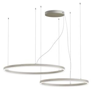 Závesné svietidlo Circle Set 2 P-Z 2700K/3000K/4000 K nikel TRIAC – Sivá