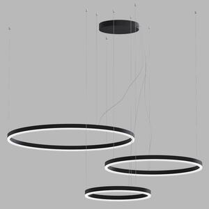 Závesné svietidlo Circle Set 3 P-Z 2700K/3000K/4000 K čierna TRIAC