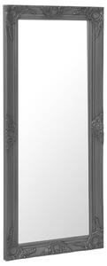 Nástenné zrkadlo v barokovom štýle 50x120 cm čierne