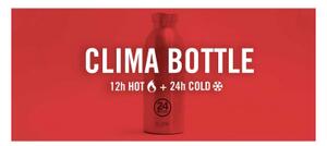 Nerezová termo fľaša Clima Hot Red 500ml
