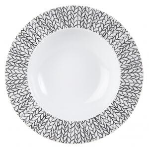Porcelánový hlboký tanier Rag Rug 23,5 cm