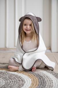 Detský uterák s kapucňou Medveď Milo
