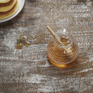Sklenená nádoba na med s naberačkou Honey Pot