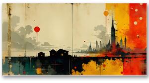 Svetlá a tiene metropoly 25x50cm