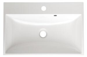 Nábytkové umývadlo Naturel Cube Way 80x40 cm otvor pre batériu uprostred CU8050