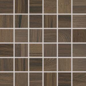 Mozaika Rako Board tmavo hnedá 30x30 cm mat DDM06144.1