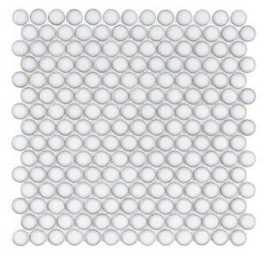 Mozaika biela keramická lesklá 27,2x27,4cm MISS PENNY CAMDEN