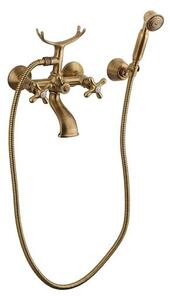 Vaňová batéria Paffoni Ricordi so sprchovacím setom 150 mm bronz IR023BR