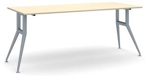 Rokovací kancelársky stôl WIDE, 180x80 cm, breza
