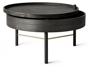 Stolík Turning Table Black Stained Ash 65 cm