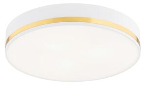 Argon 7034 - Stropné svietidlo AMORE 2xE27/15W/230V pr. 25 cm biela/zlatá