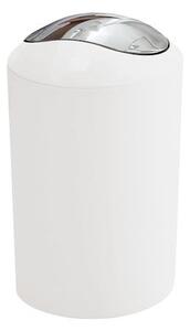 Odpadkový kôš voľne stojací Kleine Wolke Glossy 5 l biela 5063115858
