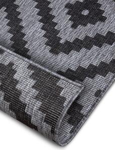 NORTHRUGS - Hanse Home koberce Kusový koberec Twin-Wendeteppiche 105461 Night Silver – na von aj na doma - 200x290 cm