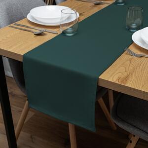 Biante Dekoračný behúň na stôl Rongo RG-099 Tmavý fľaškovo zelený 20x120 cm
