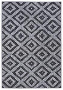 NORTHRUGS - Hanse Home koberce Kusový koberec Twin-Wendeteppiche 105461 Night Silver – na von aj na doma - 80x150 cm