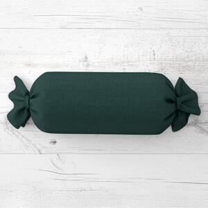 Biante Vankúš valec bonbon Rongo RG-099 Tmavý fľaškovo zelený 15x40 cm