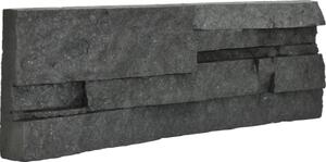 Obklad Vaspo Kameň lámaný tmavo sivá 10,7x36 cm reliéfna V53006