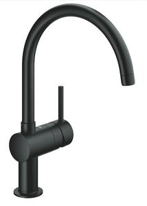 Drezová batéria GROHE Minta s otočným ramienkom velvet black 32917KS0