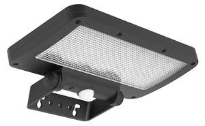 SOLIGHT LED solárne osvetlenie so senzorom 5W 500lm 4000K Li-Ion, čierna